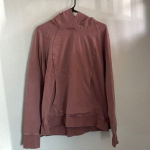 Lululemon hooded sweatshirt sz12 mauve